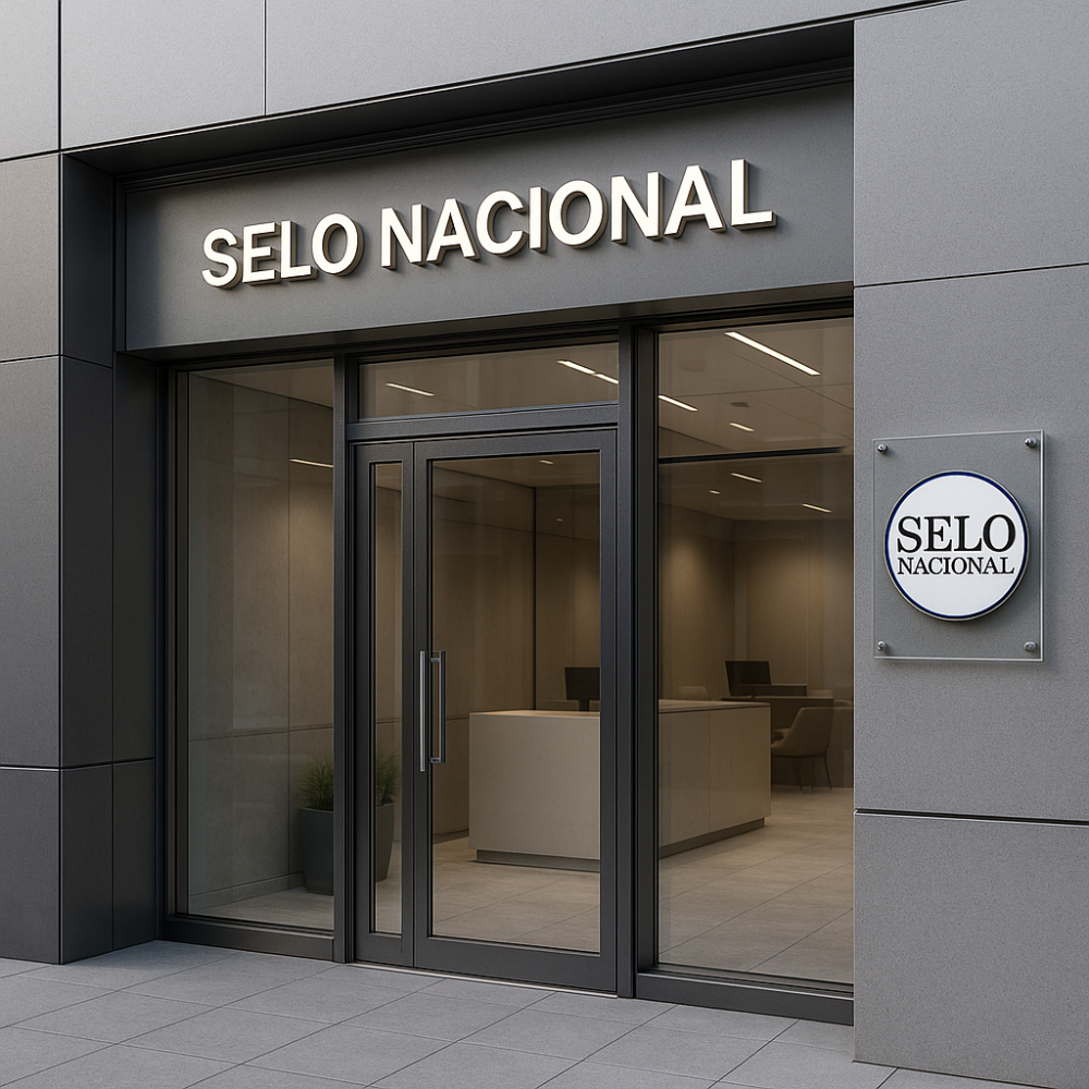 Faixada selo nacional Faixada selo nacional